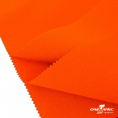 Ткань смесовая для спецодежды "Униформ" 17-1350, 200 гр/м2, шир.150 см, цвет люм.оранжевый - купить в Нижневартовске. Цена 138.73 руб.