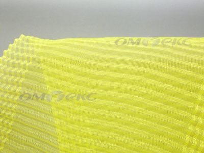 Лента капроновая "Гофре", шир. 110 мм/уп. 50 м, цвет жёлтый - купить в Нижневартовске. Цена: 33.37 руб.