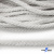Шнур плетеный d-6 мм круглый, 70% хлопок 30% полиэстер, уп.90+/-1 м, цв.1076-белый - купить в Нижневартовске. Цена: 588 руб.