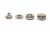 Кнопка металлическая "Альфа" с пружиной, 15 мм (уп. 720+/-20 шт), цвет никель - купить в Нижневартовске. Цена: 1 466.73 руб.