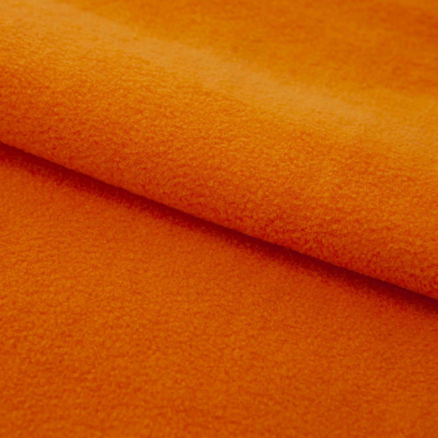 Флис DTY 16-1358, 250 г/м2, шир. 150 см, цвет оранжевый - купить в Нижневартовске. Цена 640.46 руб.