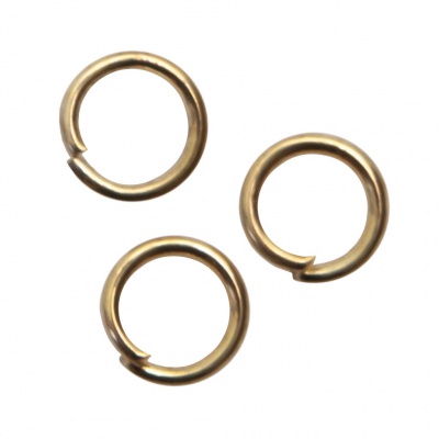 Кольцо  соединительное для бижутерии 5 мм, цв.-золото - купить в Нижневартовске. Цена: 0.44 руб.
