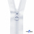 Спиральная молния Т5 501, 65 см, автомат, цвет белый - купить в Нижневартовске. Цена: 14.83 руб.