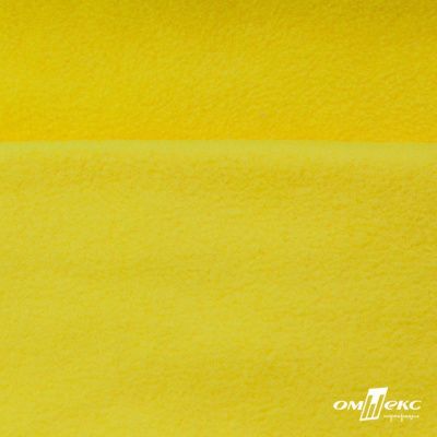 Флис DTY 14-0760, 240 г/м2, шир. 150 см, цвет яркий желтый - купить в Нижневартовске. Цена 640.46 руб.