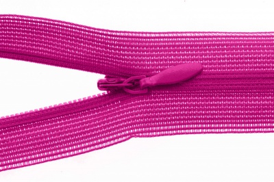 Молния потайная Т3 515, 50 см, капрон, цвет розовый - купить в Нижневартовске. Цена: 8.62 руб.