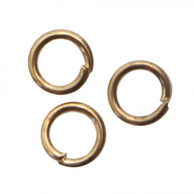 Кольцо  соединительное для бижутерии 4 мм, цв.-золото - купить в Нижневартовске. Цена: 0.41 руб.