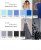 Креп стрейч Амузен 14-4122, 85 гр/м2, шир.150см, цвет голубой - купить в Нижневартовске. Цена 148.37 руб.