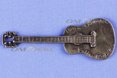 Декоративный элемент для творчества из металла "Гитара"  - купить в Нижневартовске. Цена: 19.99 руб.