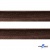 Кант атласный 074, шир. 12 мм (в упак. 65,8 м), цвет коричневый - купить в Нижневартовске. Цена: 237.16 руб.
