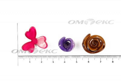 Украшение "Розы малые №1" 20мм - купить в Нижневартовске. Цена: 32.49 руб.