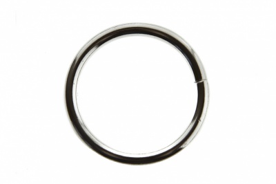 Кольцо металлическое d-3 х 32 мм, цв.-никель - купить в Нижневартовске. Цена: 3.92 руб.