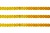 Пайетки "ОмТекс" на нитях, CREAM, 6 мм С / упак.73+/-1м, цв. 92 - золото - купить в Нижневартовске. Цена: 484.77 руб.