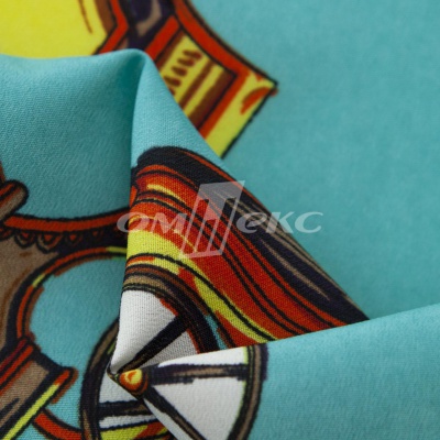 Плательная ткань "Фламенко" 16.2, 80 гр/м2, шир.150 см, принт этнический - купить в Нижневартовске. Цена 241.49 руб.