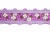 Тесьма декоративная 0385-6169, шир. 25 мм/уп. 22,8+/-1 м, цвет 01-фиолетовый - купить в Нижневартовске. Цена: 387.43 руб.