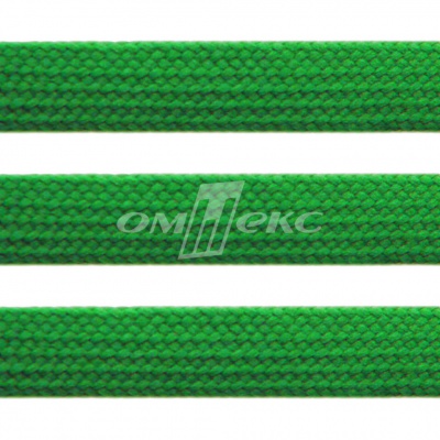 Шнур 15мм плоский (100+/-1м) №16 зеленый - купить в Нижневартовске. Цена: 10.32 руб.