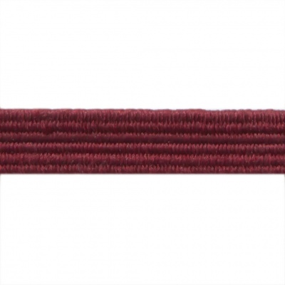 Резиновые нити с текстильным покрытием, шир. 6 мм ( упак.30 м/уп), цв.- 88-бордо - купить в Нижневартовске. Цена: 155.22 руб.