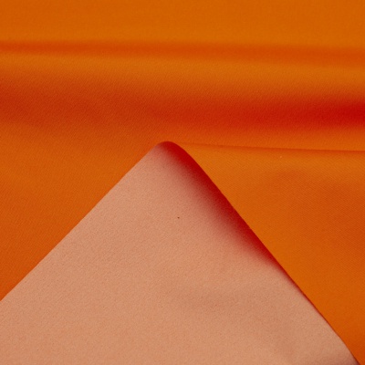 Поли понж (Дюспо) 17-1350, PU/WR, 65 гр/м2, шир.150см, цвет оранжевый - купить в Нижневартовске. Цена 82.93 руб.