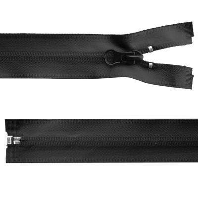 Молния водонепроницаемая PVC Т-7, 100 см, разъемная, цвет чёрный - купить в Нижневартовске. Цена: 61.89 руб.