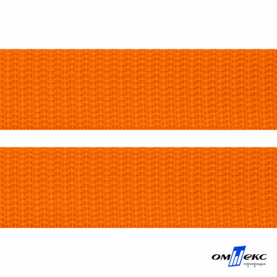 Оранжевый - цв.523 - Текстильная лента-стропа 550 гр/м2 ,100% пэ шир.50 мм (боб.50+/-1 м) - купить в Нижневартовске. Цена: 797.67 руб.