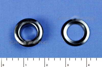 Люверсы металлические, блочка/кольцо, №5 (8 мм) упак.1000 шт- цв.никель - купить в Нижневартовске. Цена: 392 руб.