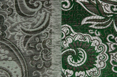 Ткань костюмная жаккард, 135 гр/м2, шир.150см, цвет зелёный№4 - купить в Нижневартовске. Цена 441.94 руб.