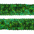Тесьма с пайетками D4, шир. 20 мм/уп. 25+/-1 м, цвет зелёный - купить в Нижневартовске. Цена: 778.19 руб.