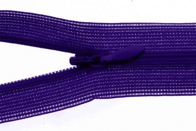Молния потайная Т3 866, 50 см, капрон, цвет фиолетовый - купить в Нижневартовске. Цена: 8.62 руб.