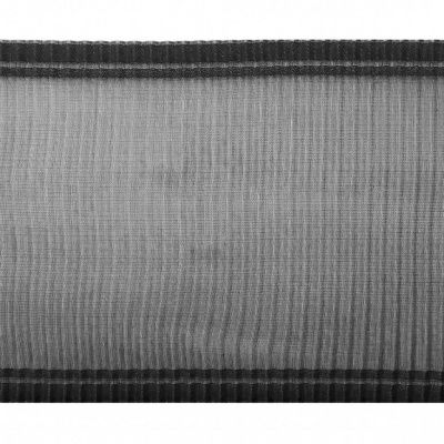 Лента капроновая "Гофре", шир. 110 мм/уп. 50 м, цвет чёрный - купить в Нижневартовске. Цена: 24.99 руб.