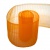 Лента капроновая "Гофре", шир. 110 мм/уп. 50 м, цвет оранжевый - купить в Нижневартовске. Цена: 26.93 руб.