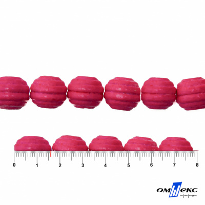 0309-Бусины деревянные "ОмТекс", 16 мм, упак.50+/-3шт, цв.023-розовый - купить в Нижневартовске. Цена: 62.22 руб.