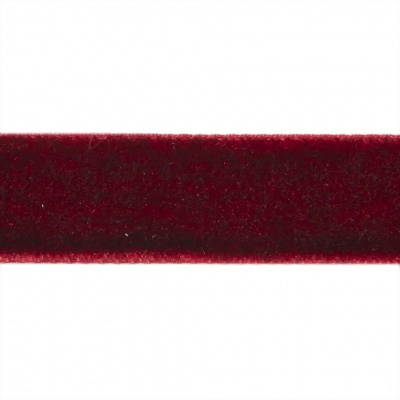 Лента бархатная нейлон, шир.12 мм, (упак. 45,7м), цв.240-бордо - купить в Нижневартовске. Цена: 392 руб.