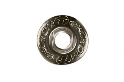 Кнопка металлическая "Альфа" с пружиной, 15 мм (уп. 720+/-20 шт), цвет никель - купить в Нижневартовске. Цена: 1 481.69 руб.