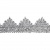 Тесьма металлизированная 0384-0240, шир. 40 мм/уп. 25+/-1 м, цвет серебро - купить в Нижневартовске. Цена: 490.74 руб.