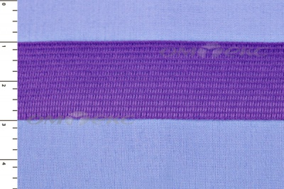 Окантовочная тесьма №0225, шир. 22 мм (в упак. 100 м), цвет фиолет - купить в Нижневартовске. Цена: 271.60 руб.