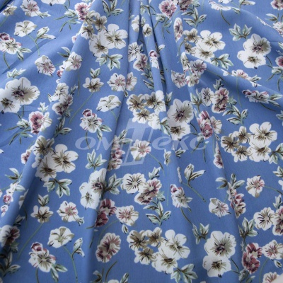 Плательная ткань "Фламенко" 12.1, 80 гр/м2, шир.150 см, принт растительный - купить в Нижневартовске. Цена 241.49 руб.