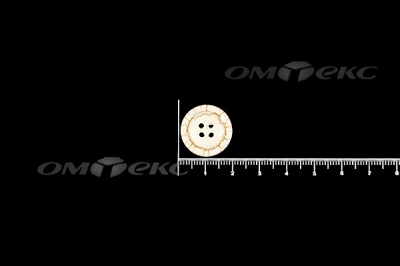 Пуговица деревянная круглая №33 (18мм) - купить в Нижневартовске. Цена: 2.55 руб.