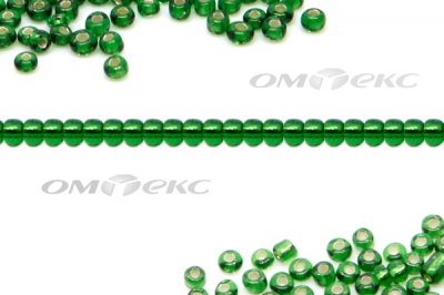 Бисер (SL) 11/0 ( упак.100 гр) цв.27В - зелёный - купить в Нижневартовске. Цена: 53.34 руб.