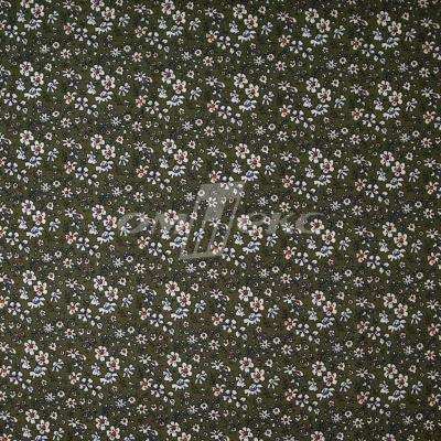 Плательная ткань "Фламенко" 11.2, 80 гр/м2, шир.150 см, принт растительный - купить в Нижневартовске. Цена 259.21 руб.