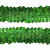 Тесьма с пайетками D4, шир. 30 мм/уп. 25+/-1 м, цвет зелёный - купить в Нижневартовске. Цена: 1 087.39 руб.