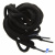 Шнурки #106-09, круглые 130 см, цв.чёрный - купить в Нижневартовске. Цена: 21.92 руб.