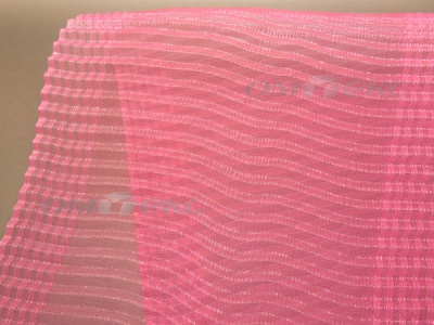 Лента капроновая "Гофре", шир. 110 мм/уп. 50 м, цвет розовый - купить в Нижневартовске. Цена: 35.60 руб.