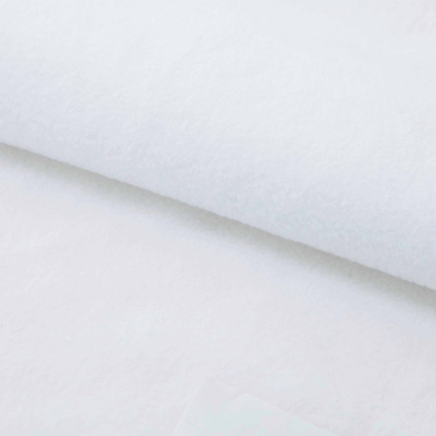 Флис DTY 240 г/м2, White/белый, 150 см (2,77м/кг) - купить в Нижневартовске. Цена 640.46 руб.