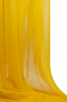 Портьерный капрон 13-0858, 47 гр/м2, шир.300см, цвет 21/жёлтый - купить в Нижневартовске. Цена 137.27 руб.
