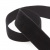 Лента бархатная нейлон, шир.25 мм, (упак. 45,7м), цв.03-черный - купить в Нижневартовске. Цена: 800.84 руб.