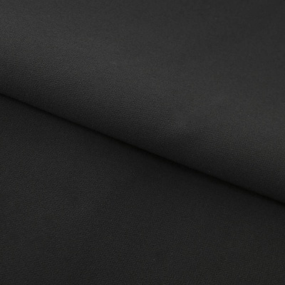 Костюмная ткань "Элис", 220 гр/м2, шир.150 см, цвет чёрный - купить в Нижневартовске. Цена 308 руб.