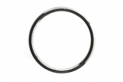 Кольцо металлическое №40 мм, цв.-никель - купить в Нижневартовске. Цена: 4.45 руб.