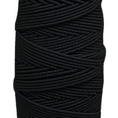 Нитка - резинка Спандекс 25 м (уп-10шт)-чёрные - купить в Нижневартовске. Цена: 36.02 руб.