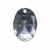 Стразы пришивные акриловые арт.#39/10 - "Кристал", 10х14 мм - купить в Нижневартовске. Цена: 0.69 руб.