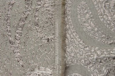 Ткань костюмная жаккард, 135 гр/м2, шир.150см, цвет белый№19 - купить в Нижневартовске. Цена 441.94 руб.