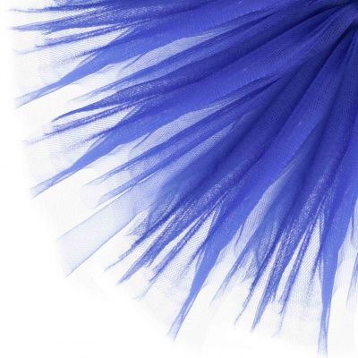 Фатин матовый 16-101, 12 гр/м2, шир.300см, цвет т.синий - купить в Нижневартовске. Цена 100.92 руб.